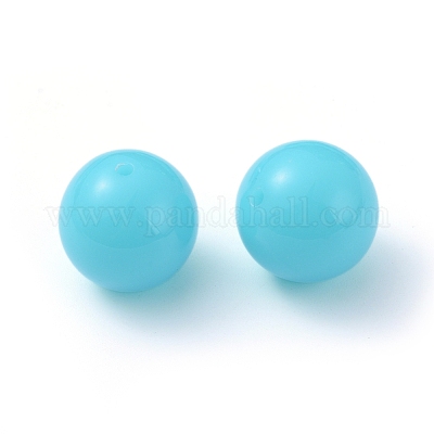 Флуоресценции коренастый акриловые бусины MACR-R517-20mm-05-1