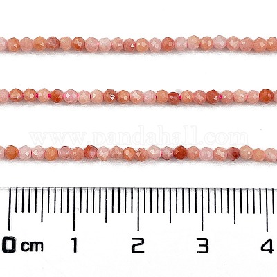 Натуральный розовый авантюрин бисер нитей G-M438-A09-02-1