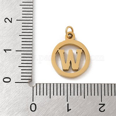 Подвески из нержавеющей стали 304 с соединительным кольцом STAS-R001-02G-W-1