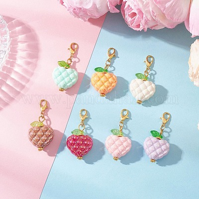 Акриловые подвесные украшения HJEW-JM04222-01-1