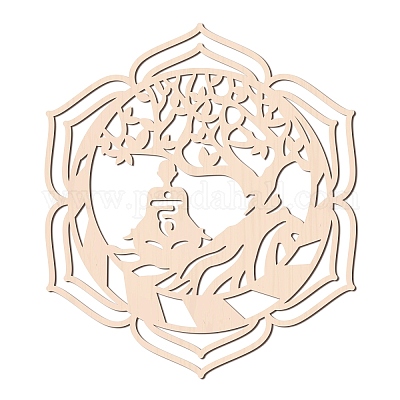 Лазерная резка деревянная настенная скульптура WOOD-WH0105-007-1