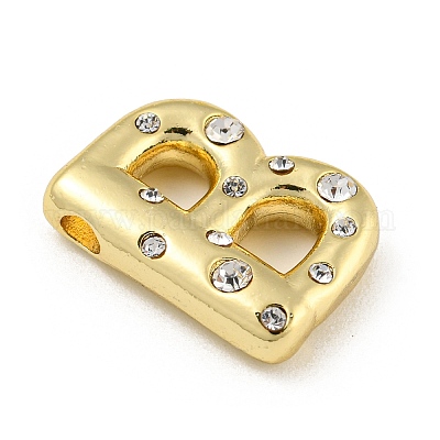 Латунные микропаве прозрачные подвески с фианитом KK-E093-04G-B-1