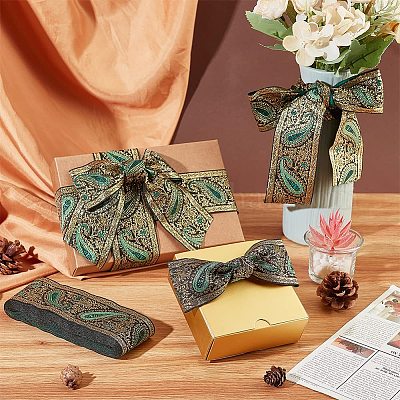 Этническая вышивка полиэстер плоские ленты OCOR-WH0060-39B-1