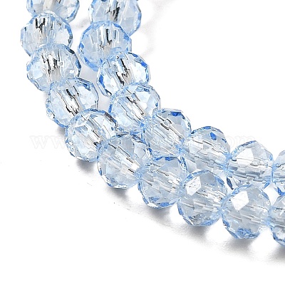 Прозрачная краска для запекания стеклянные бусины нити DGLA-A034-T4mm-D13-1