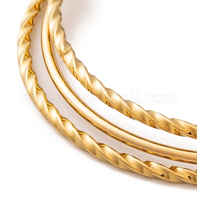 7шт. набор из 304 нержавеющей стали с вакуумным покрытием PVD BJEW-A011-14D-G-1