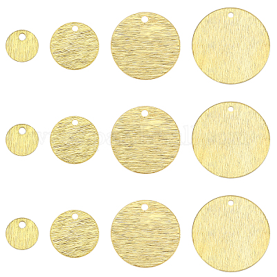 76 шт. латунные подвески 4-х размеров KK-BC0002-67-1