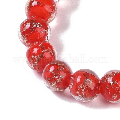 Бусины ручной работы бусины золотого песка LAMP-Z009-01B-1