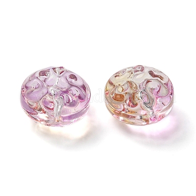 Прозрачные стеклянные бусины GLAA-D007-02C-1