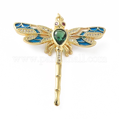 Стойки обшивки латунь микро проложить Циркон подвеску X-KK-E281-07G-02-1