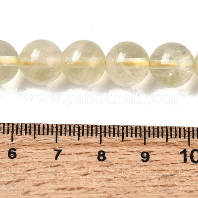 Естественный лимонный кварц нитей бисера G-G286-A04-10mm-01-1