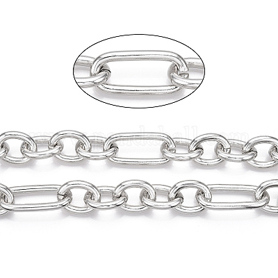 Алюминиевая цепочка фигаро CHA-N003-44P-1