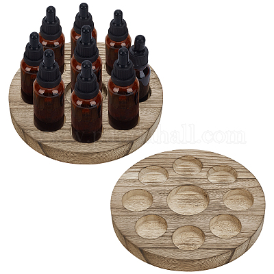 Держатель для бутылочек с эфирным маслом из дерева WOOD-WH0064-02-1