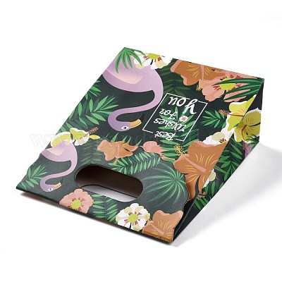 Прямоугольные бумажные флип подарочные пакеты CARB-L010-03S-02-1