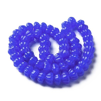 Бусы лэмпворк ручной работы LAMP-T017-06E-1