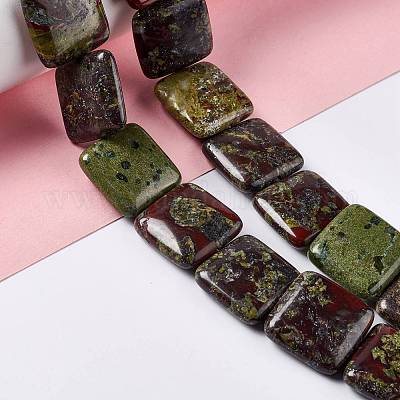 Бисер натуральный дракон крови пряди G-L253-10-1