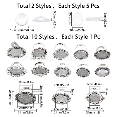 Набор для изготовления кольца на палец своими руками DIY-SC0019-84-1