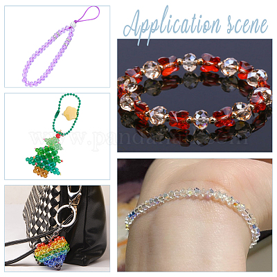 24 нить 24 цвета имитируют бусины из австрийского хрусталя GLAA-AR0001-58-1