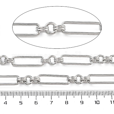 Цепи с овальными звеньями из латуни CHC-G023-06P-1