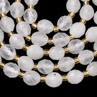 Природных кристаллов кварца бисер нитей G-F809-A01-01B-1