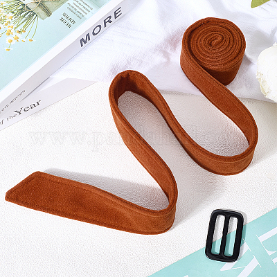 Завяжите тканевые поясные ремни узлом с пряжкой AJEW-WH20003-08A-1