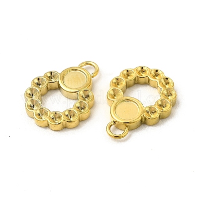 Ионное покрытие (ip) 304 нержавеющая сталь подвеска со стразами STAS-I671-07G-1