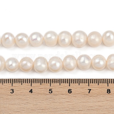 Нити из натурального культивированного пресноводного жемчуга PEAR-I007-07J-03A-1