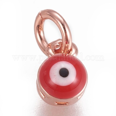 Латунь эмаль подвески&nbsp;KK-L188-04A-RG-1