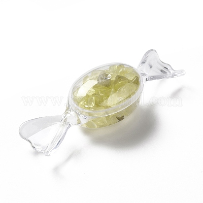 Натуральная цитриновая крошка украшает DJEW-D004-01G-1