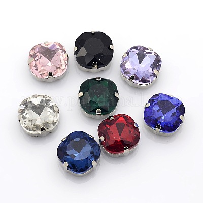 Шить на горный хрусталь RGLA-F009-12x12mm-M-1