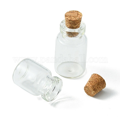 Набор для изготовления серег и ожерелья в форме бутылки желаний своими руками DIY-FS0005-52-1