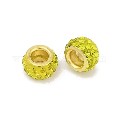 Сплав горный хрусталь глина паве бусины ALRI-D300-04G-02-1