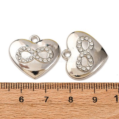 Сплава с стразами подвески FIND-H051-05P-1