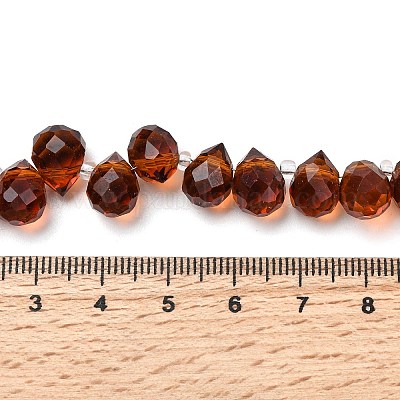 Прозрачные стеклянные бусины GLAA-Z017-01E-1