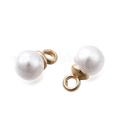 Подвески из АБС-пластика с жемчугом FIND-H052-01B-04KCG-1