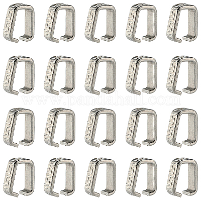 100 шт. защелкивающиеся дужки из нержавеющей стали 304 STAS-SC0005-46-1