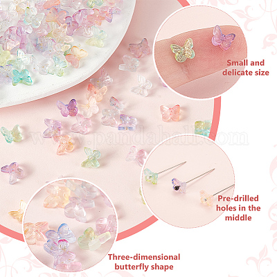 10 набор двухцветных блестящих стеклянных кабошонов MRMJ-GA0001-22-1