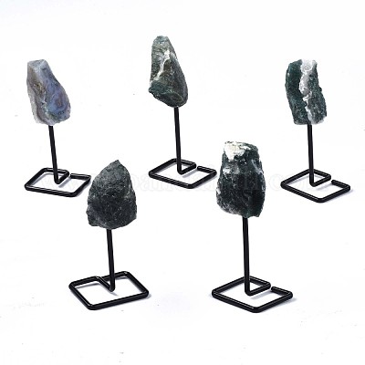 Натуральный мох украшения дисплей агата G-N0236-040A-07-1