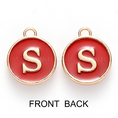 Позолоченные подвески из эмалевого сплава ENAM-SZ0001-26C-S-1