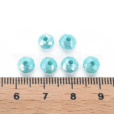 Непрозрачные акриловые бусины MACR-Q239-018C-05-1