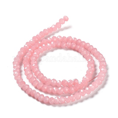 Запекание расписных стеклянных бусин с имитацией нефрита DGLA-A034-J4MM-A3-1