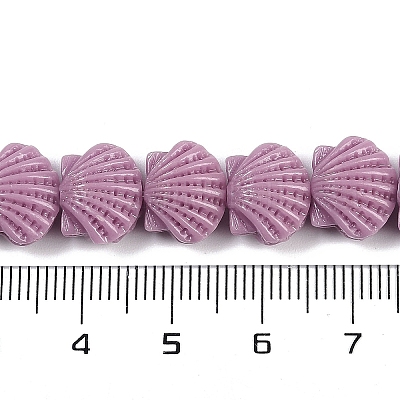 Нити резных бусин синтетического коралла CORA-K009-05A-1