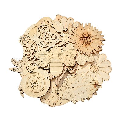 40 шт. WOOD-CJ0001-65-1