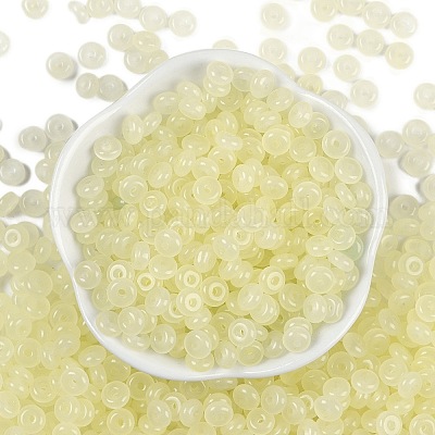 Стеклянные бусины прозрачных цветов SEED-P008-01B-10-1