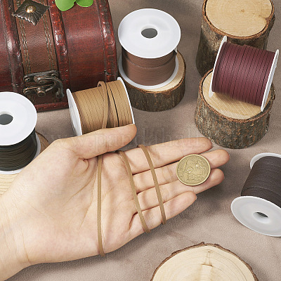 25 м 5 цвета плоский шнур из искусственной кожи OCOR-TA0001-46-1