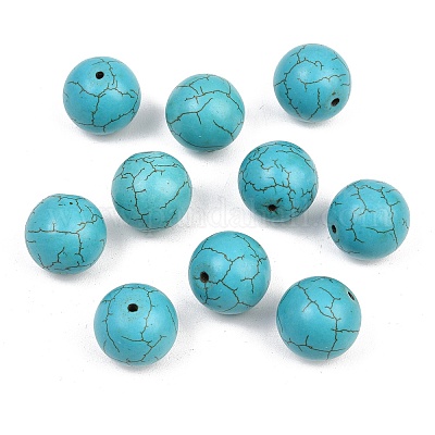 Howlite synthetischen Perlen&nbsp;X-TURQ-GSR20mm129-1