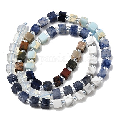 Нити бусин из опалита G-H333-03E-1