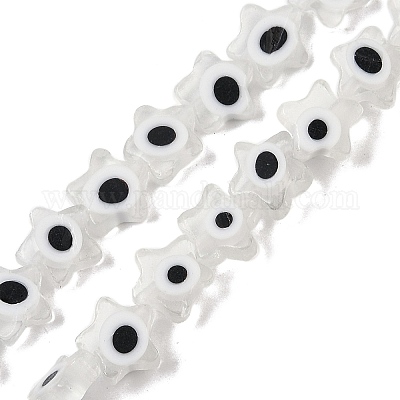 Ручной сглаза бусины бисер нитей LAMP-G166-02C-1