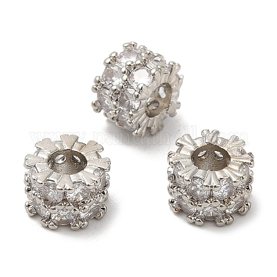 Стойки обшивки латунь кубического циркония европейский шариков KK-R147-04P-1