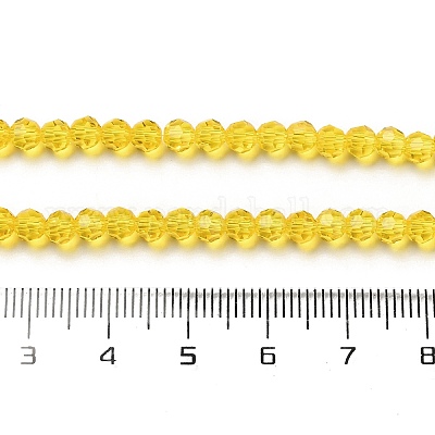 Прозрачные стеклянные бусины EGLA-A035-T4mm-D03-1