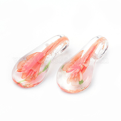 Подвески лэмпворк ручной работы LAMP-R138-05B-B-1